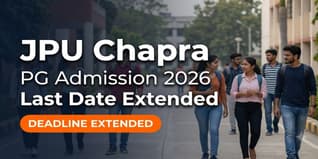 JPU Chapra PG Admission 2026-27 Last Date Extended at jpvadm.samarth.edu.in; Check How to Apply